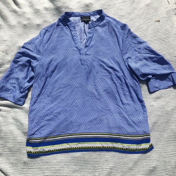 Cynthia Rowley Boho V Neck Tunic - Picture 2 of 5